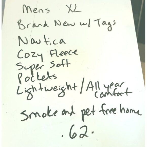 Nautica Super Soft Lightweight Buffalo Check Fleece Sleepwear Lounge Pants - Picture 7 of 7